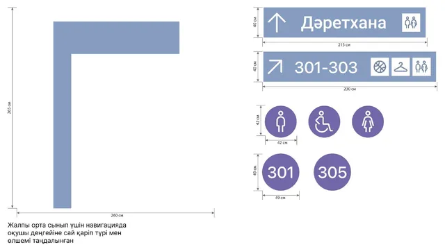 Кабинет кіреберісі. Көк
